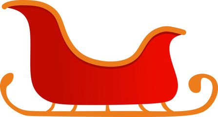 Santa Sleigh Illustration