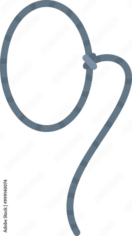 Poster lasso is made of strong rope with a loop on one end, it is a tool designed for capturing