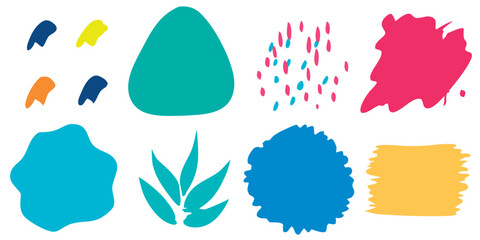 Signals Abstract Paint Strokes & Splatter Collection – Grunge Brushes and Ink Blots