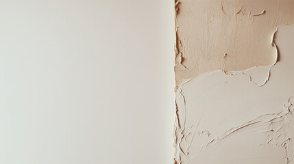 Minimalist Cream Background with Notebook Texture