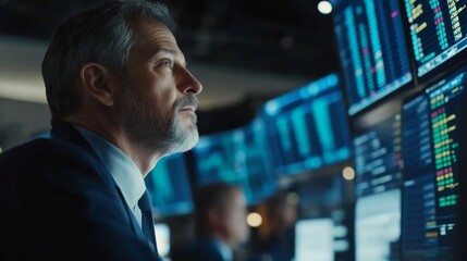 Team of professionals discussing financial growth