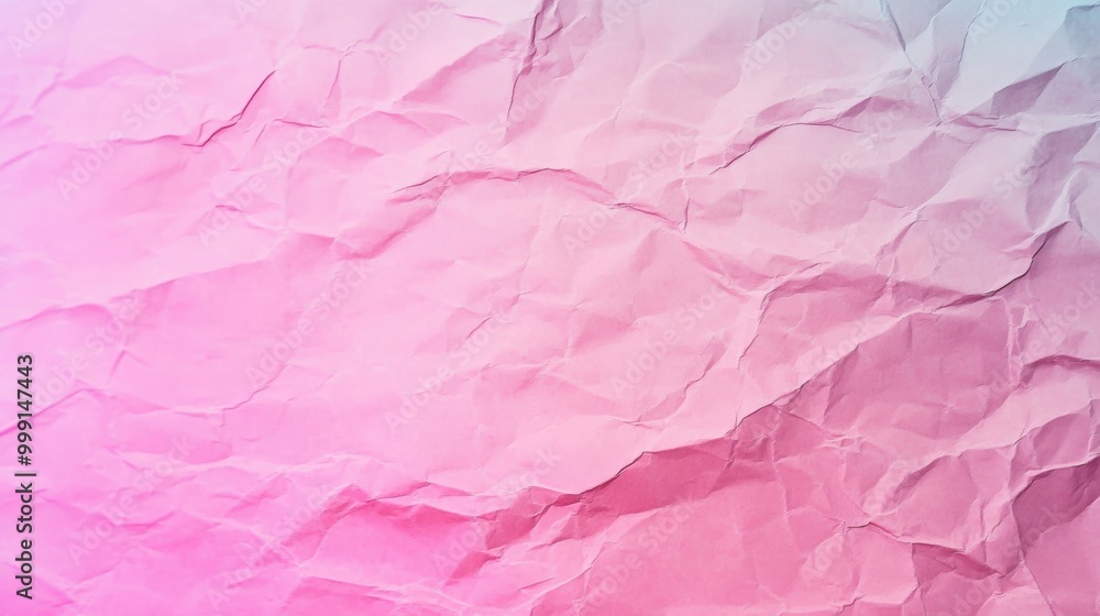 Poster the surface features a crumpled texture in shades of pink, creating depth and visual interest that i
