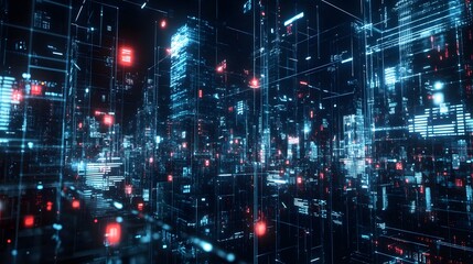 Fototapeta premium Business Technology and Digital Enterprise. 