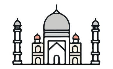 Mosque icon design vector illustration.