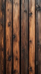 Naklejka premium Sleek Wooden Wall with Vertical Slats for Modern Interiors