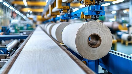 Naklejka premium Industrial Manufacturing Production process Time-lapse image of a product evolving through different stages of production, Production Process, efficiency and progression