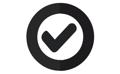 check mark icon design vector illustration.