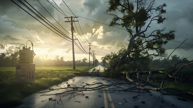 Fallen Power Lines Images – Browse 14,817 Stock Photos, Vectors, and ...