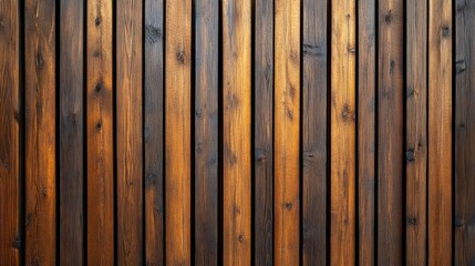 Sleek Wooden Wall with Vertical Slats for Modern Interiors