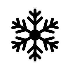 Obraz premium Snowflake clipart design on plain white transparent isolated background for card, shirt, hoodie, sweatshirt, apparel, card, tag, mug, icon, poster or badge