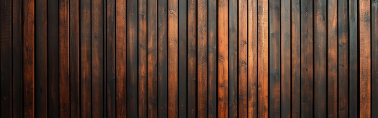 Sleek Wooden Wall with Vertical Slats for Modern Interiors