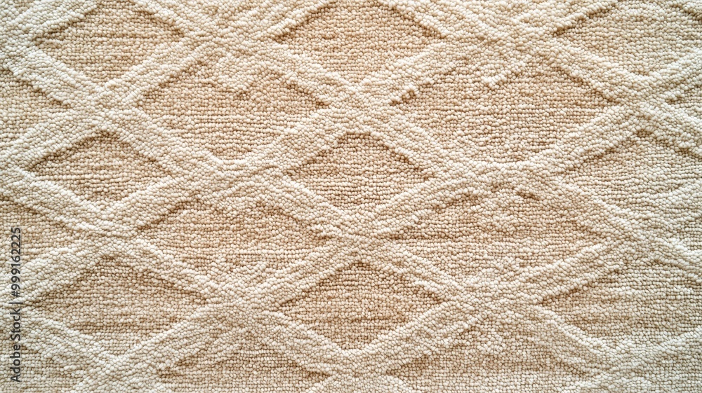 Poster a carpet with a pattern of squares and triangles