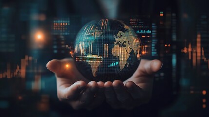 Global Data and Finance Connection in Hands
