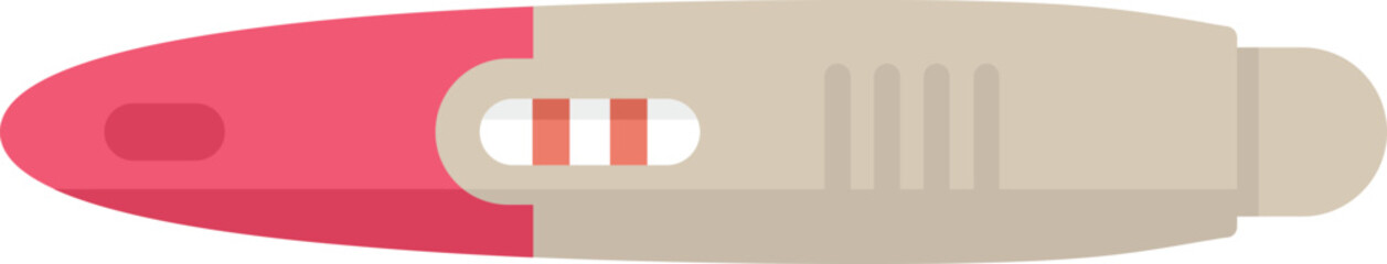 Pregnancy test showing a positive result, indicating a woman is expecting a baby