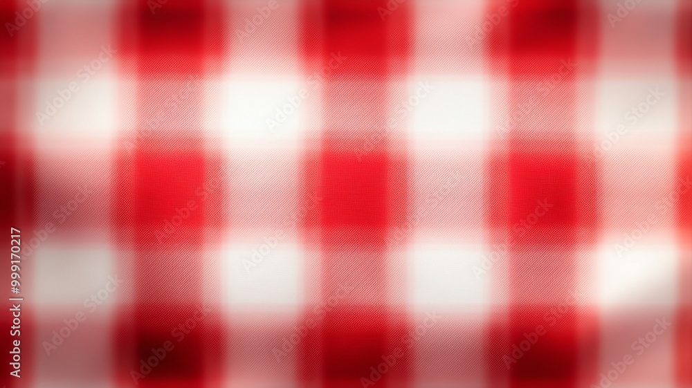 Poster a checkered red and white background with a red and white checkered pattern