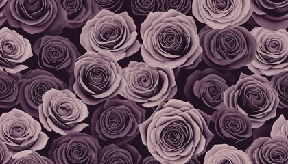 Roses Flower pattern illustration background 