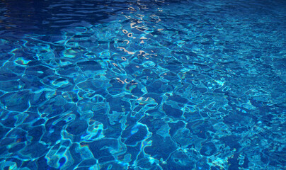 pool water on sunny day 