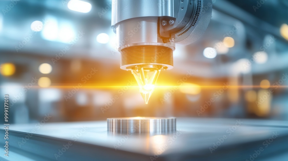 Poster a machine is creating a crystal in a lab