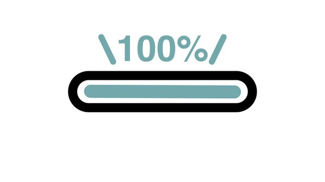 100％満タンになるシンプルな横長ビデオ
