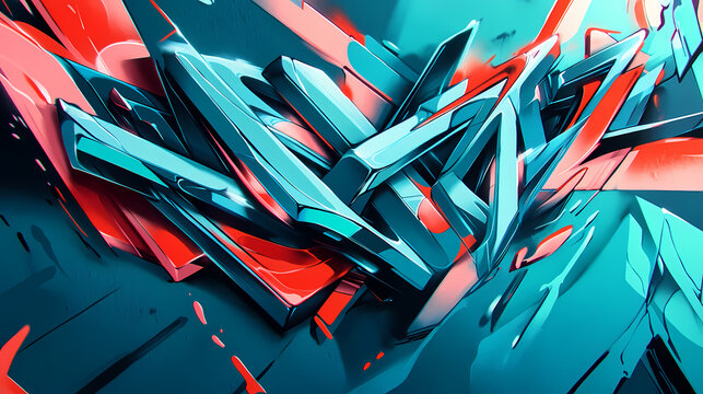 Essence word blue color graffiti 3d wildstyle redd triangle handstyle stylewriting lettering street urban vandalism art. Graffiti Tags. Illustration