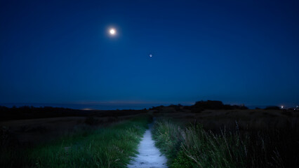 sky with moon