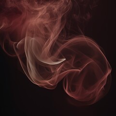 Obraz premium Close-up of a wall paper with smoke on a yellow backdrop with texture 