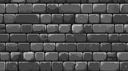 Seamless pattern of charcoal tiles in snes style retro gaming inspired background pixelated texture era aesthetic nostalgic video game design. Pixelated Graphics. Illustration