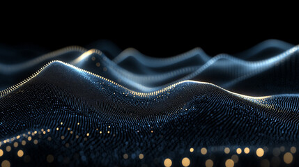 futuristic digital background featuring abstract data patterns and technological elements. The image symbolizes innovation, connectivity, and the power of data in modern technology-driven environments