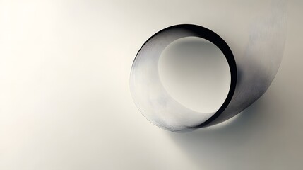 Abstract. Circle white Background ,light and shadow. Vector. 