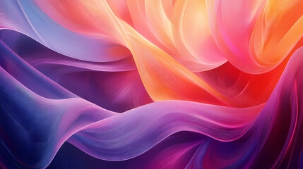 Obraz premium Swirling abstract art with dynamic colors and intricate lines for a chic office environment. Kinetic Art. Illustration