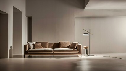 Fototapeta premium modern living room with sofa