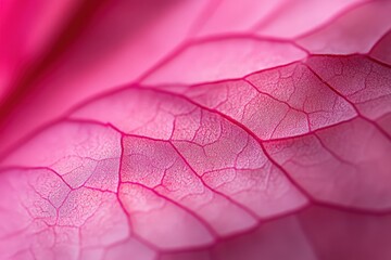 Fototapeta premium Close-up of vibrant pink leaf texture