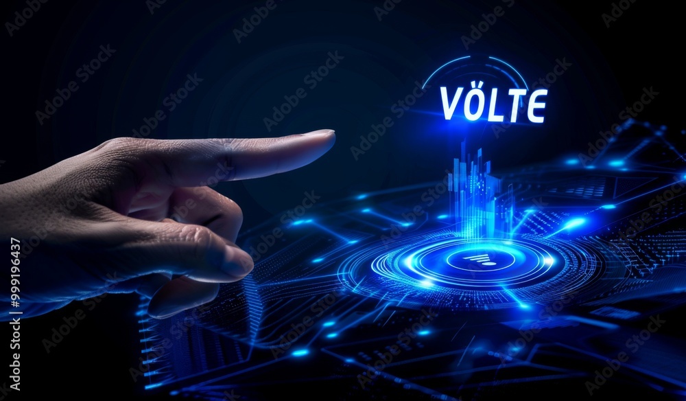 Aufkleber exploring the functionality of volte technology
