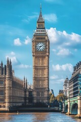 Obraz premium iconic big ben clock tower in london