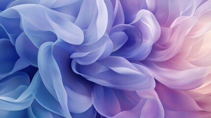 Abstract Purple and Blue Fabric Texture Background - Soft, Flowing, and Elegant