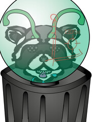 Silly Alien Raccon