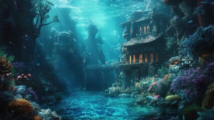 Submerged Cityscape