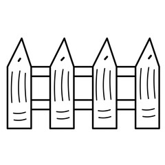 Doodle Gardening Tool Fence