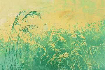 rawpixeloffice3_minimal_painting_of_a_grass_scene_silkscreen_ha_90fce52c-68fb-45d8-bd0c-170dffeee060-j