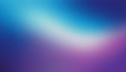 Fototapeta premium Blue Purple White Gradient Blurred with Grainy Noise Texture Background, for art product design