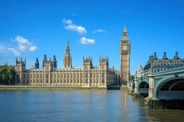Fototapeta premium majestic parliament building in london