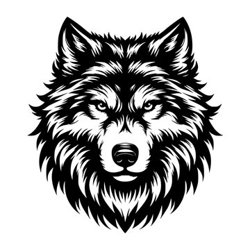 recommend clip art: Wolf head Logo Illustration