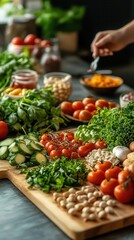 Diet plan consultation with a nutritionist discussing healthy eating via video call, organized setting, sharp focus