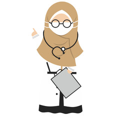 Woman Muslim Doctor