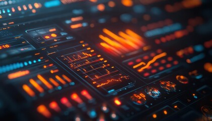 Obraz premium Passive income streams being tracked through a digital app, tech-savvy style, close-up, sharp focus