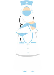 Muslim Woman Midwife