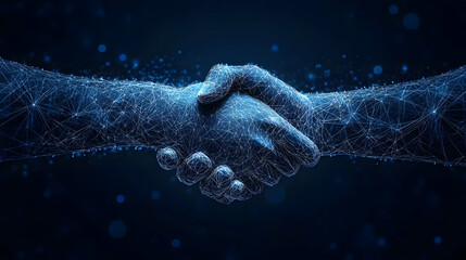 Digital Handshake: A Symbol of Connection and Trust in the Modern World
