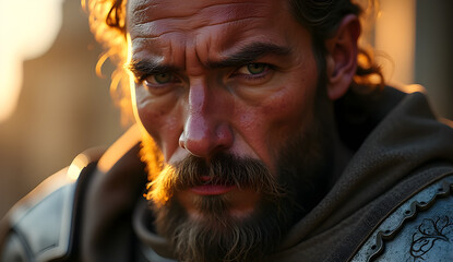 A celtic medieval knight