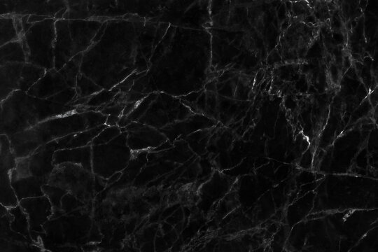 Black marble texture abstract background pattern with high resolution.