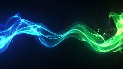 Fototapeta premium Dynamic Pulsing Abstract Background with Glowing Elements